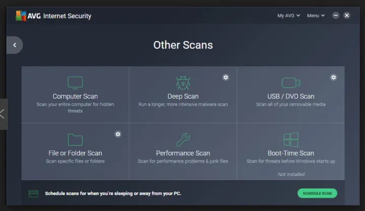 Captura AVG Antivirus
