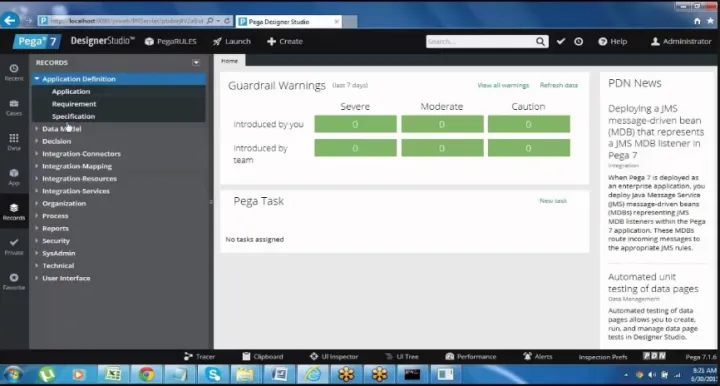 Captura Pega Agile Studio
