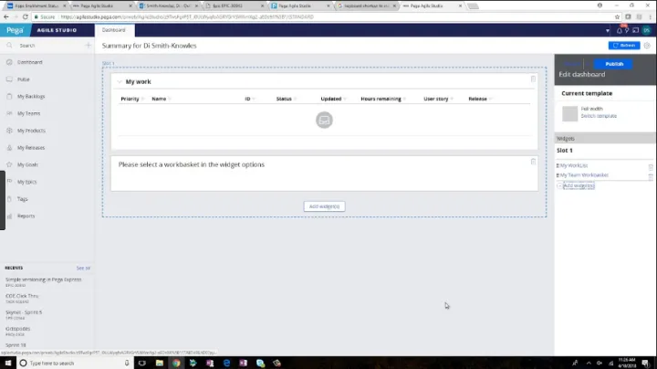 Captura Pega Agile Studio
