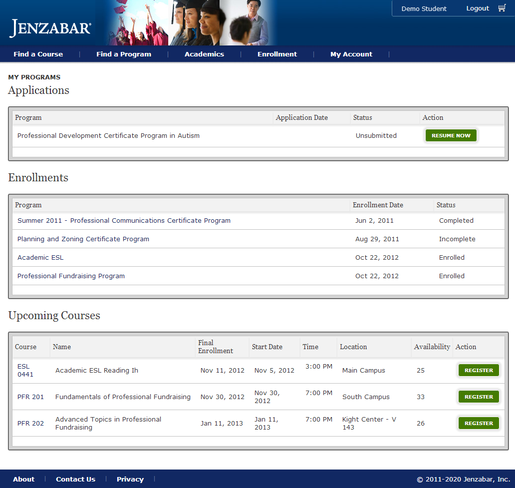 Jenzabar eLearning